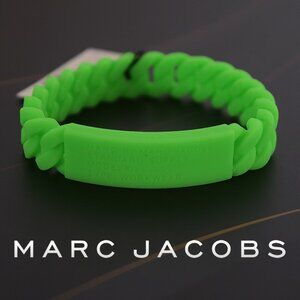 Marc Jacobs Rubber Silicone Bracelet in Green